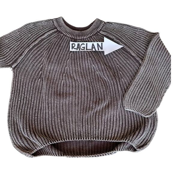 Womens Sweaters Size Small Pull Over Cable Knit Raglan Sleeve Outdoors Casual - Picture 3 of 6